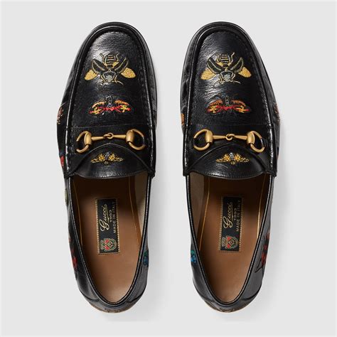 gucci loafers embroidered|gucci loafers for men.